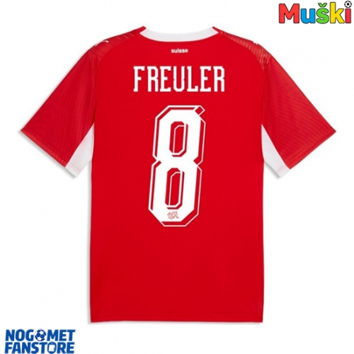 Švicarska Remo Freuler #8 Domaci Dres SP 2026 Kratak Rukav